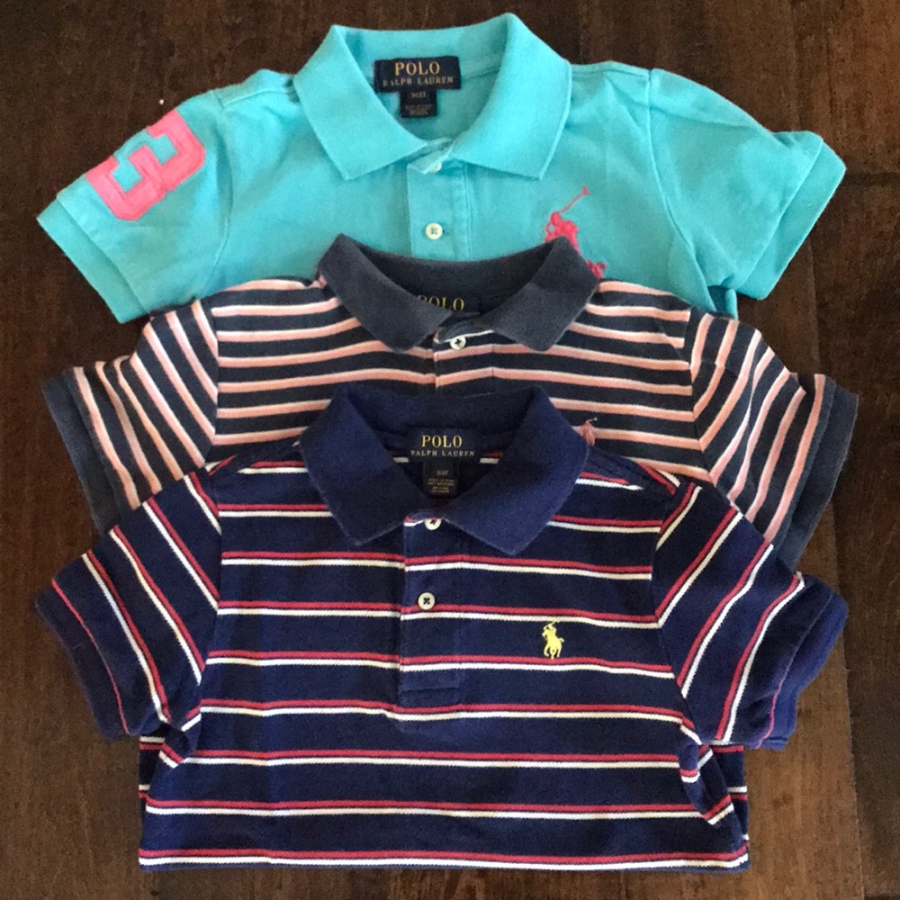3 Ralph Lauren Polos